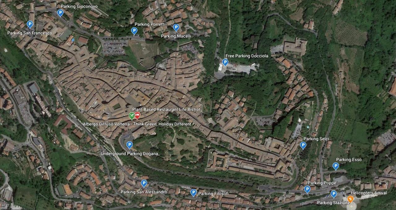 Residenza Storica Palazzo Ricciarelli Villa Volterra Buitenkant foto